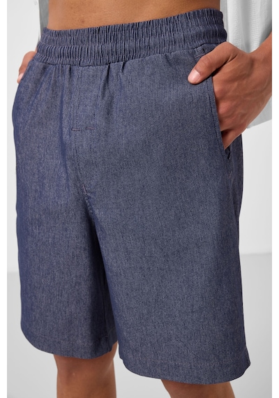 Tommylife Kot Lacivert Standart Fit Dokuma Hafif Esnek Chino Erkek Şort - 81289 Kot Laci