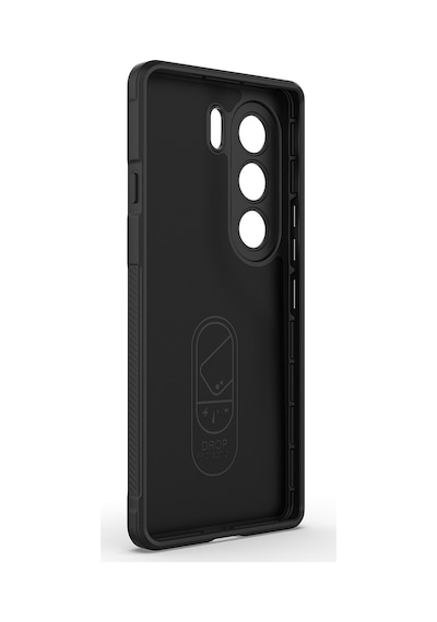 Tecno Camon 40 Pro Kılıf Esnek Tpu Oyuklu Arka Yüzey Tasarımlı Zore Etnik Silikon Kapak Siyah