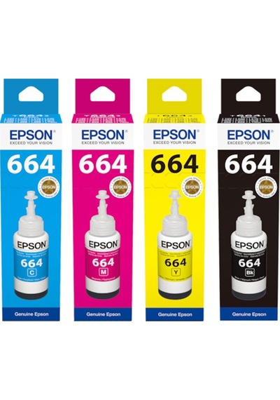Epson EcoTank L210 / 664 Mürekkep Kartuş Takımı 70ml