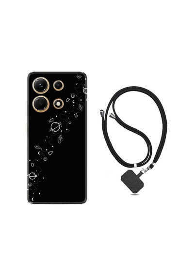 Infınıx Note 30 Kılıf Desenli Ipli Boyun Askılı Silikon Planet 1620