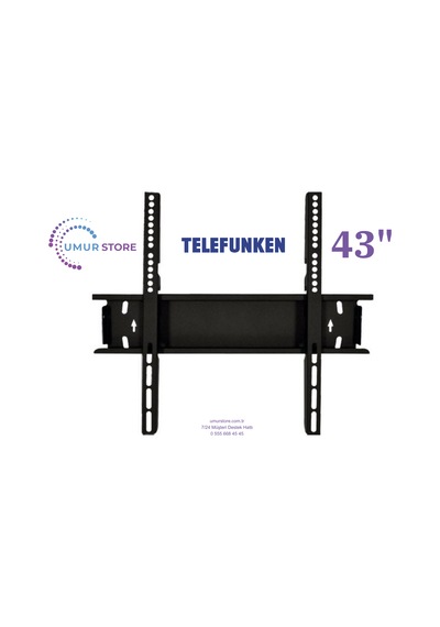 Telefunken 43tu9090 50 İnç 127 Ekran 4k 42 , 43 , 49 , 50 Uyumlu Lcd Led Tv Sabit Duvar Askı Aparatı