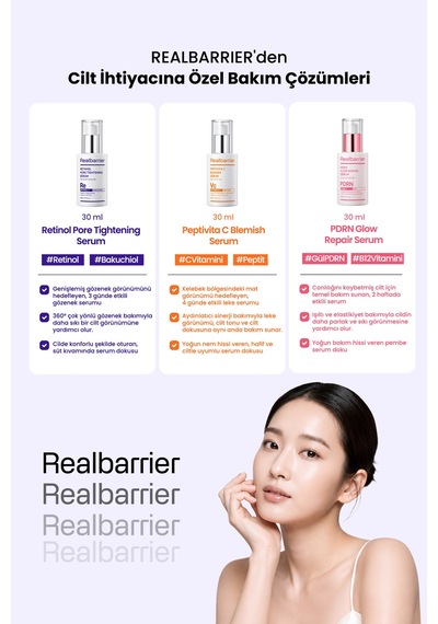 Cilde Dolgun, Işıltılı Ve Sıkı Görünüm Kazandıran Serum Realbarrıer Pdrn Glow Repair Serum