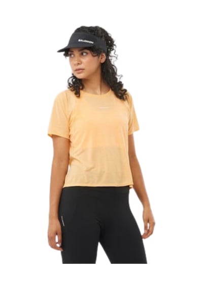 Salomon Salomon Shkout Air Crop Kadın Koşu Tişört 55118 Çok Renkli