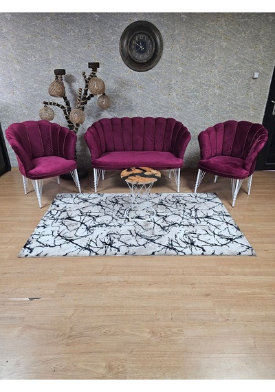 Zafir Beyaz Boyalı Tel Ayak Papatya Çay Seti Koltuk Takımı , Balkon, Salon, Ofis, Cafe Koltuk Takımı Bordo Zafir Beyaz Boyalı Tel Ayak Papatya Çay Seti Koltuk Takımı , Balkon, Salon, Ofis, Cafe Koltuk Takımı Bordo