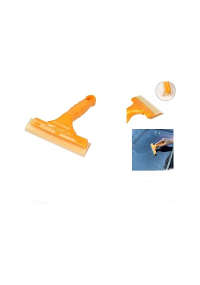 Oto Cam Temizleme Kurulama Çekçek Cam Sil Pratik Su Çekme Aparatı Turuncu 14cm Oto Aksesuarcım
