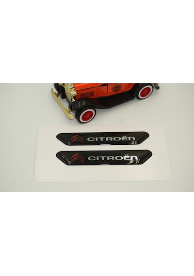 Citroen Logo C Elysee Çamurluk Yanı Ve Ayna Metalize Damla Desen
