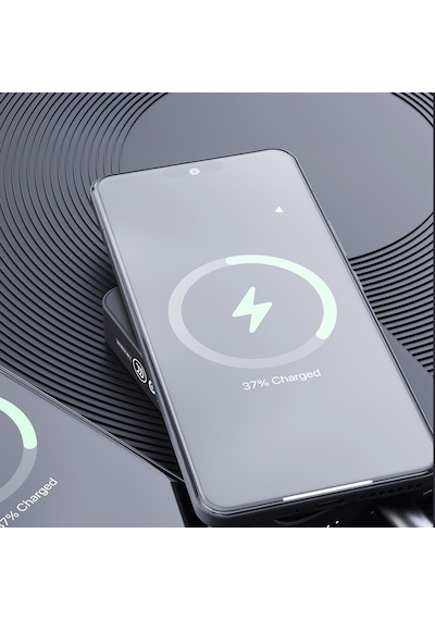 Lenyes P32 M-safe Şarj Özellikli Aramid Fiber Powerbank 15w 5000mah Siyah Siyah