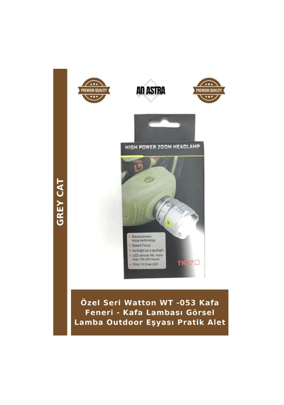 Özel Seri Watton Wt -053 Kafa Feneri - Kafa Lambası Görsel Lamba Outdoor Eşyası Pratik Alet