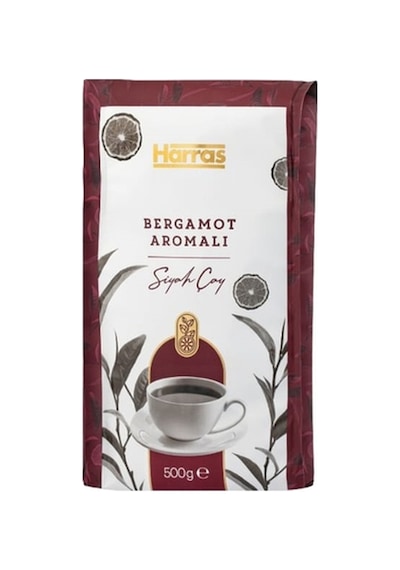 4'lü Bergamot Aromalı Siyah Çay Seti - 500 G X 4 Paket Özel Harman Dökme Çay 2 Kg Stok Paketi