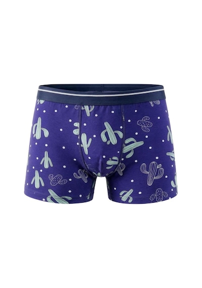 Trendybee Erkek Çocuk Eğlenceli Desenli Esnek Penye Pamuklu Boxer 6'lı Set Desenli-1 Desenli-1
