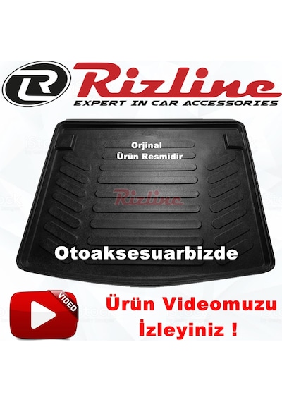 Vw Caddy 3D Bagaj Havuzu Siyah 2015 Sonrası Rizline N11.4799