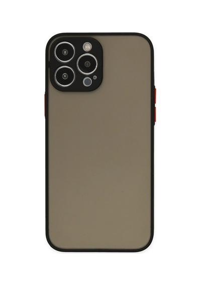 Apple iPhone  Uyumlu  13 Pro Max Kılıf Montreal Silikon Kapak - Siyah