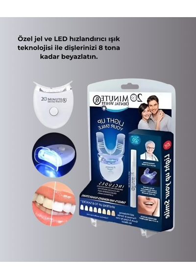 Beyazlatma Kalemli Led Diş Parlatma Seti 34187738
