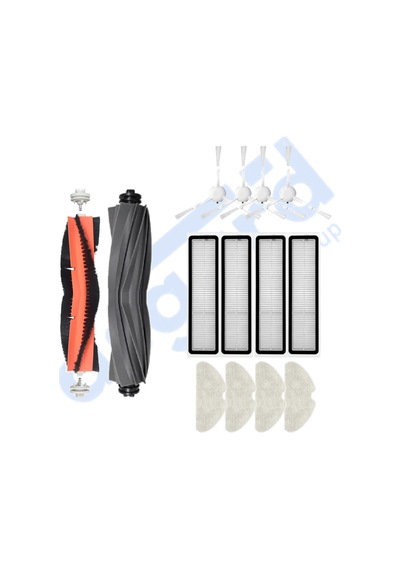 Dreame D10s, D10s Pro, D9 Max Gen 2 Uyumlu 2 Ana Fırça 4 Yan Fırça 4 Filtre 4 Mop Pkt-iasgf0000911