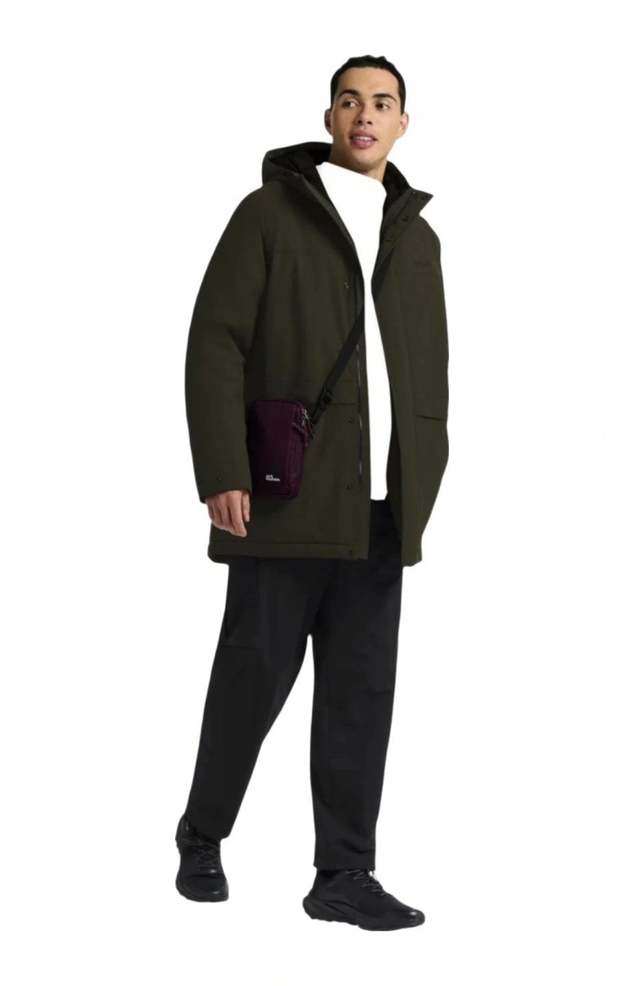 Jack Wolfskın Jack Wolfskin Cold Camp Coat Erkek Yeşil Outdoor Ceketi E0205 Haki