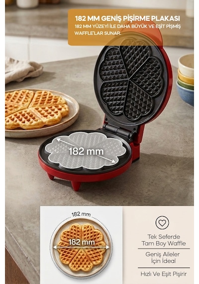 Sinbo SSM-2595 850 W Waffle Makinesi