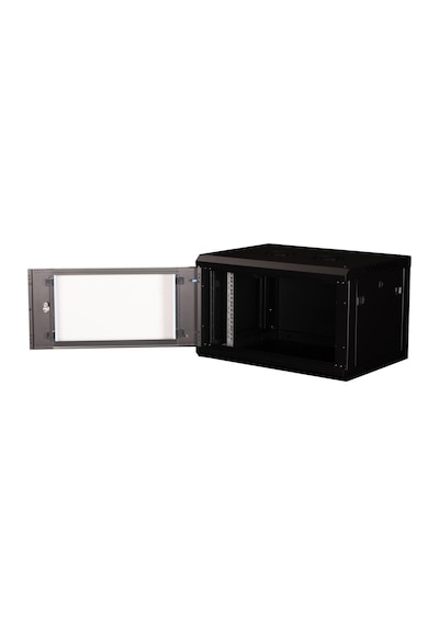 Lande 6u 19" Duvar Tipi Rack Kabinet Genişlik: 600 Mm Derinlik: 450 Mm Siyah