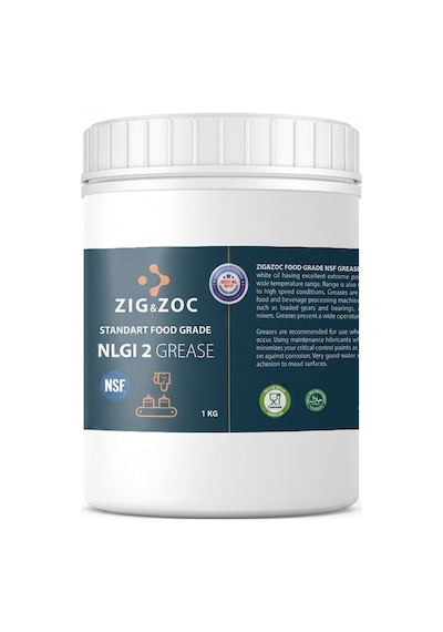 Zıg&zoc Standart Food Grade Gıda Gresi Nsf H1 - 1 Kg