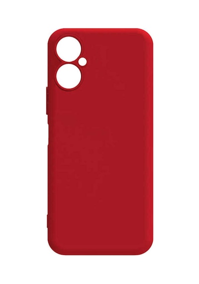 Tecno Camon 19 Neo Kılıf Soft Tasarım Silikon Kapak Kırmızı
