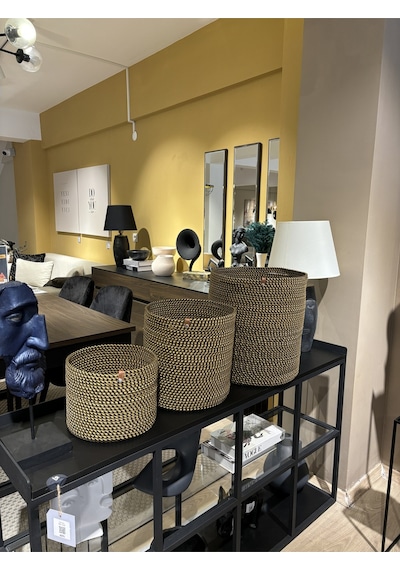 Mavaux Rover Çok Amaçlı Düzenleyici Sepet, Saksılık, Organizer 3'lü Set Kırçıllı