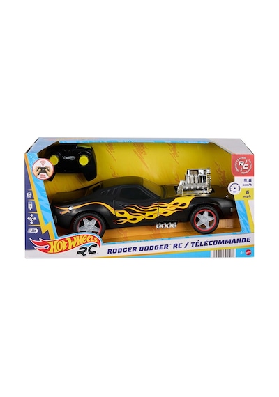 Jnb89 Hot Wheels Uzaktan Kumandalı 1:16 Siyah Rodger Dodger Çok Renkli