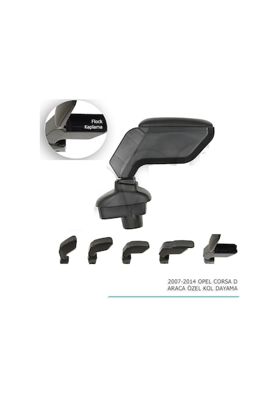 OPEL CORSA D ARACA ÖZEL KOL DAYAMA SİYAH 2007-2014