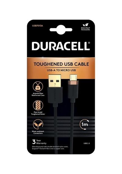 1m Usb-a To Micro Usb Örgülü Şarj Kablosu - Siyah Diğer