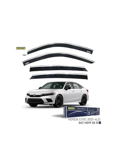 Kromlu Cam Rüzgarlığı Cıvıc 2021- Sedan 4lü Nıken 047 Hd19 02 01