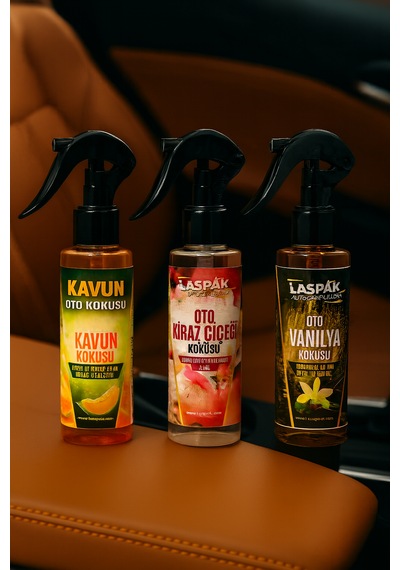 Premium 3 Lü Oto Kokusu Seti Uzun Süre Kalıcı Doğal Esans Yoğun Aroma 001