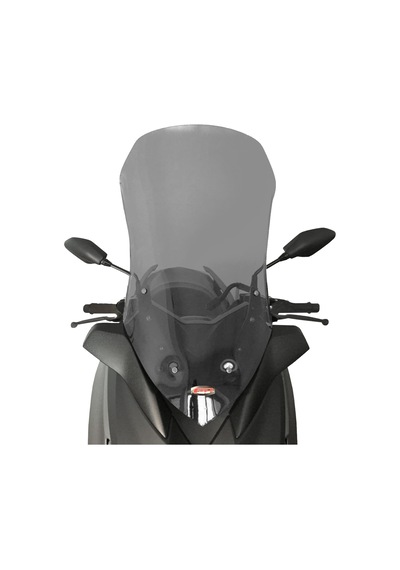 GP Kompozit Yamaha XMAX 250 / 300 / 400 2018-2023 Uyumlu Ön Tur Camı Füme 70 cm