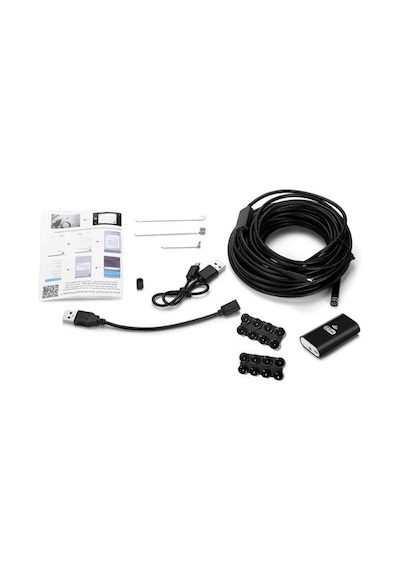 Wifi Endoskop Kamera 720P 8 MM 8 Led 7 M Yumuşak Kablo Su Geçirmez