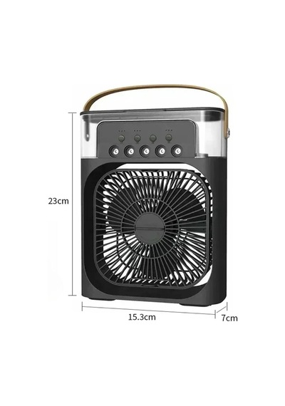 Bay Taşınabilir 3 Farklı Mod Ayarlı 7 Farklı Led Işıklı Sulu Soğutmalı Taşınabilir Masaüstü Usb Fan Vantil