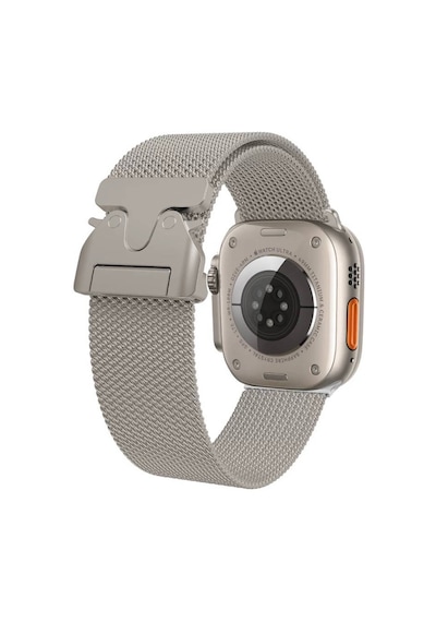 Apple Uyumlu  Watch  Series 10 42mm Aliminyum Alaşım Hasır Metal Akıllı Saat Kordonu