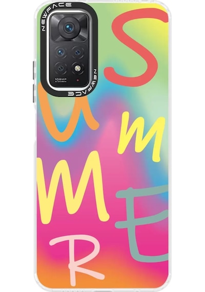 Newface Xiaomi Redmi Note 11 Pro Kılıf Estoril Desenli Kapak - Estoril - 3 Pembe