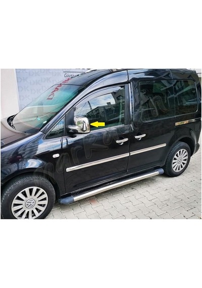 Markadan Vw Caddy Krom Ayna Kapağı 2004-2014 2 Parça Abs Krom