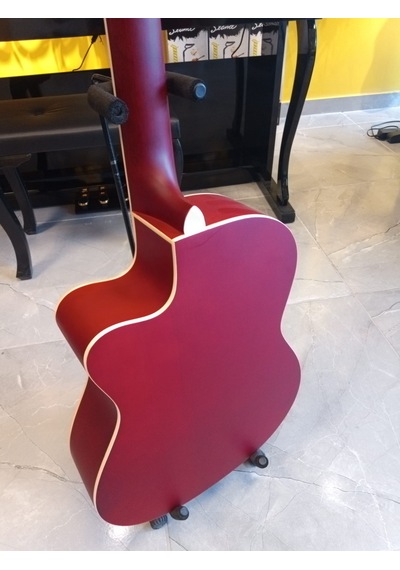 Ravenni Rcg-120 4/4 Klasik Gitar Tam Boy Kesik Kasa Kılıf+penaseti+kapo Hediyeli Kırmızı
