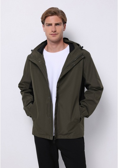 Colin's Colins Regular Fit Erkek Yeşil Yağmurluk Cl1076536 Q1.v1 Kha Haki