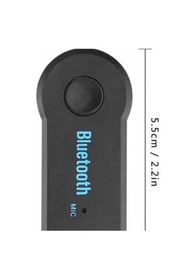 Yeni Nesil Bluetooth Aux Araç Kiti Siyah Dahili Mikrofonlu Kablosuz Müzik Ve Arama Adaptörü