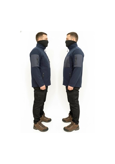 Mysia Outdoor Lacivert Soft Shell Taktik Polar Mont Avcı 7 Cep Çok Renkli