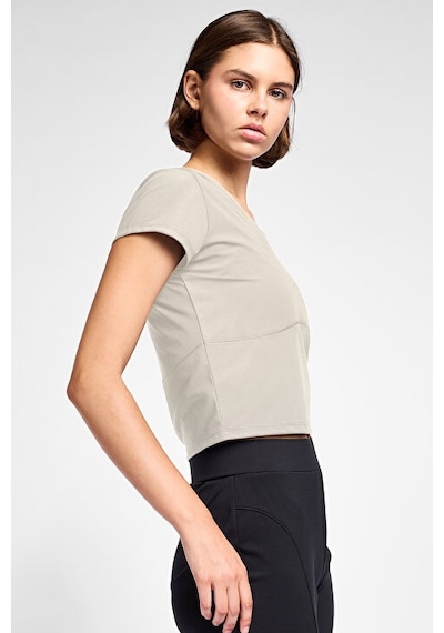 Lescon Kadın Antrenman Kısa Kol T-shirt 25b-2056 Beyaz
