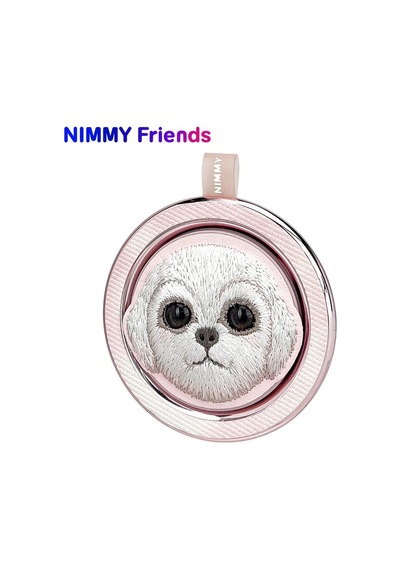 Magsafe Uyumlu Big Eyes Değiştirilebilir Manyetik 3d Gerçek Nakış Köpekli Telefon Standı 2.0