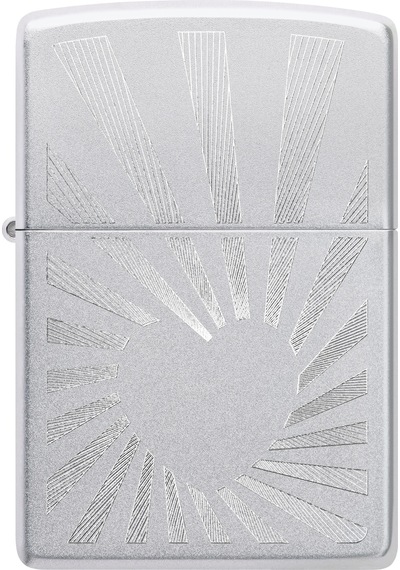 Zippo Heart Rays Dizayn Çakmak Gri