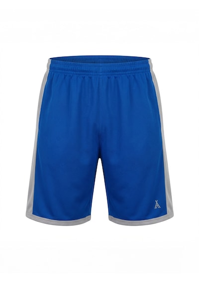Orendahill Erkek Spor Şort Hızlı Kuruyan Esnek Regular Fit Gym Cepli Yan Çizgi Detaylı Activewear Saks Mavi