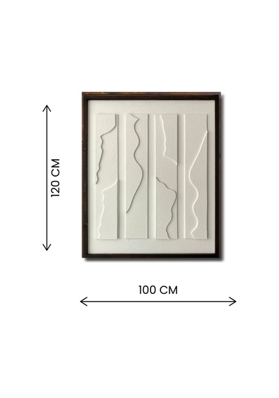 Dekoratif Minimal, 3d Kum Dokulu El Yapımı Soyut Tablo, Tabloda Yeni Boyut-57501