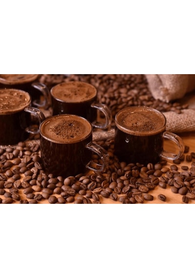 Bambum Sette - 6 Li Espresso Fincani 100 Ml Şeffaf