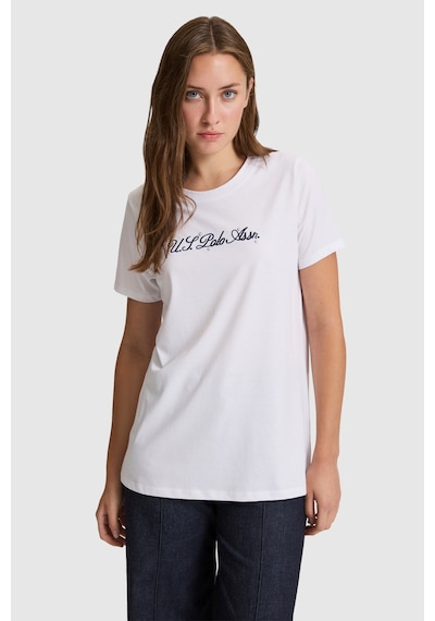 U.S. Polo Assn. U.s. Polo Assn. Kadın Beyaz Tişört 50323463-vr013
