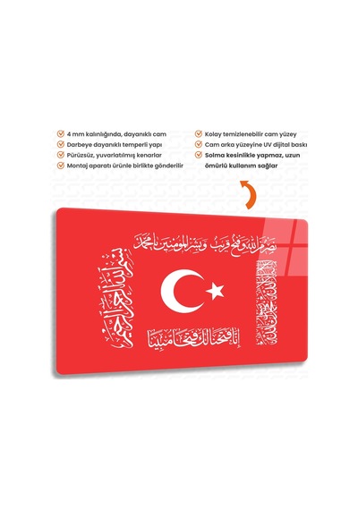 Osmanlı Fetih Sancag I 101 Cam Tablo