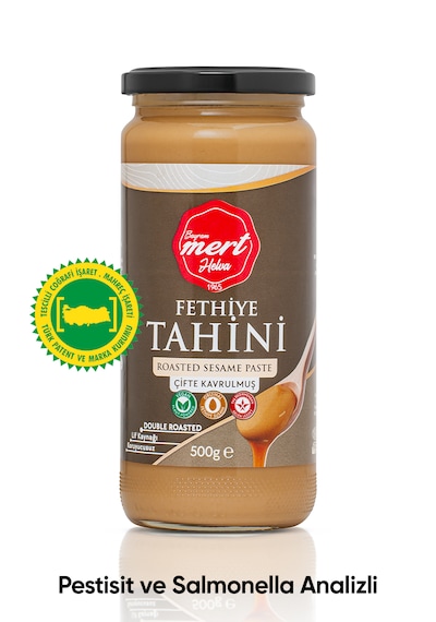 Çifte Kavrulmuş Fethiye Tahini 500 Gr Ve Yerli Susam İle Üretilmiştir