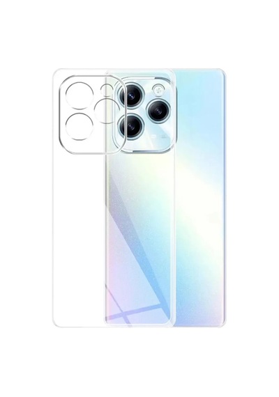 İnfinix Hot 40i Uyumlu Kılıf Lüx Şeffaf Silikon