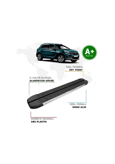 Peugeot 2008 Yan Basamak 2013 2019 Model S-line